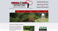 Desktop Screenshot of medinaandsonslandscape.com